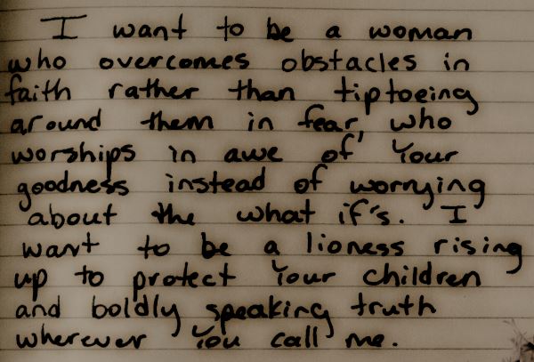 One Woman…